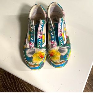 Vans x kenzo Paris floral yellow size 10